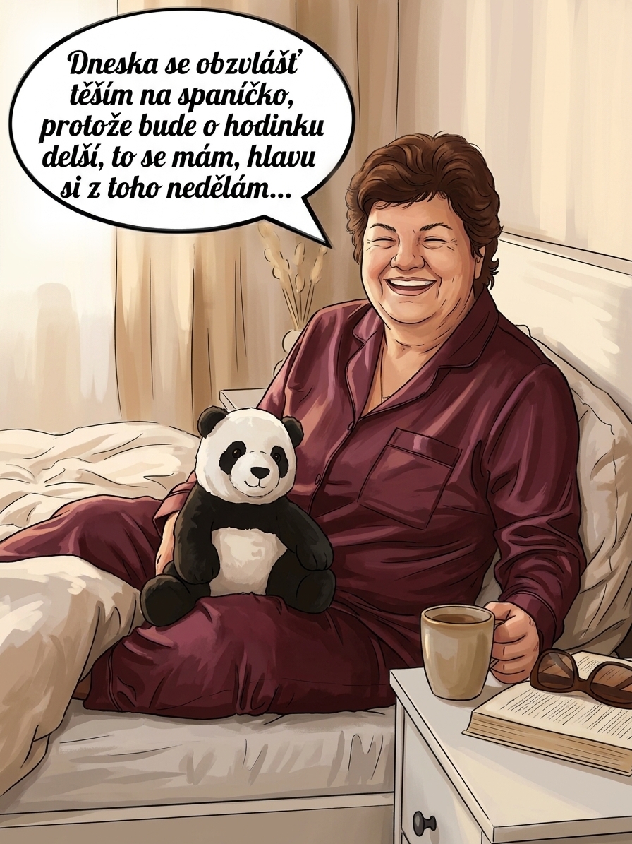 Já s pandičkou na klíně :o)