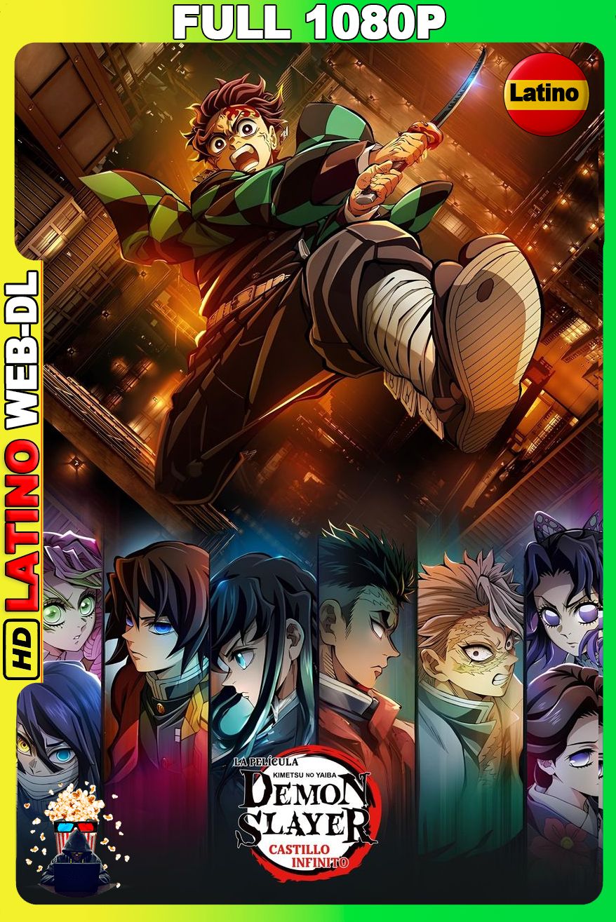 Demon Slayer – Kimetsu no Yaiba Castillo infinito (2025) [Full 1080p] WEB-DL [Latino-Japonés-Inglés]