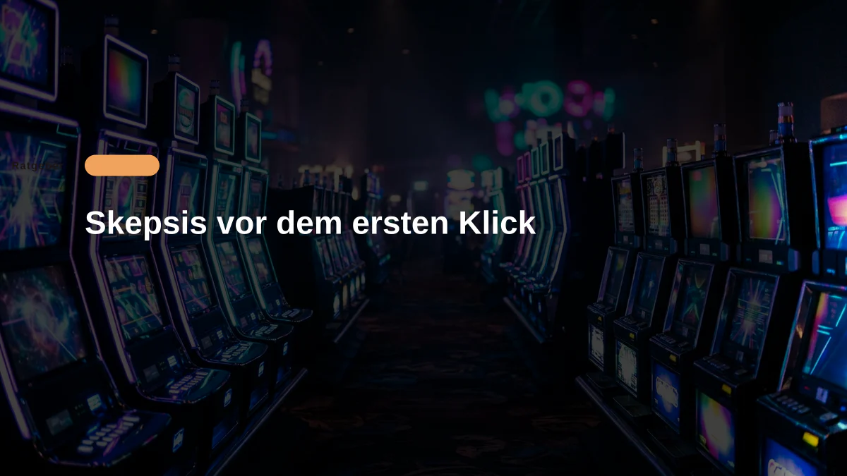 Skepsis vor dem ersten Klick