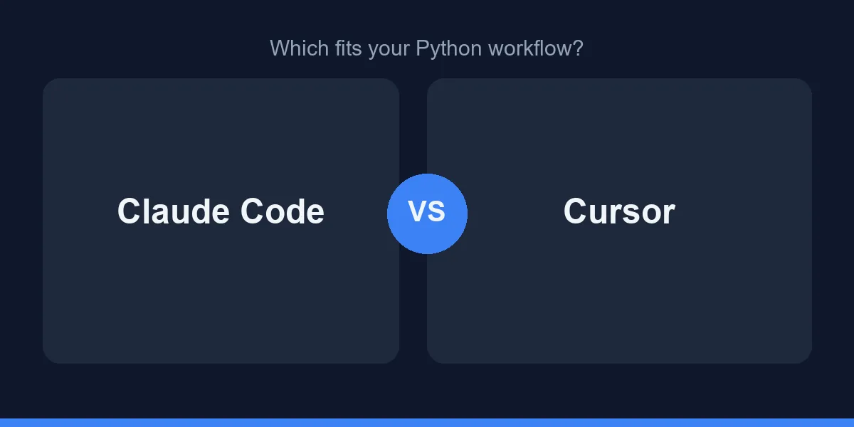 Which fits your Python workflow?
