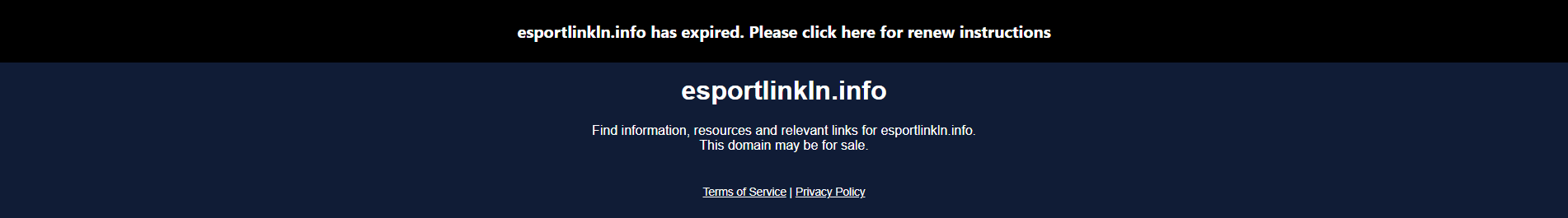 Acquisizione salvata di esportlinkln.info