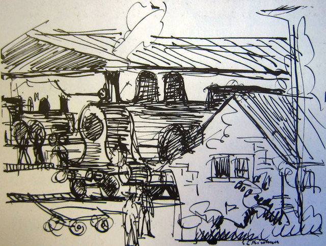 Станция в Давосе 1921