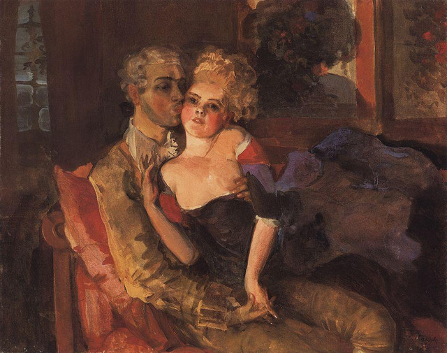 Влюбленные Вечер 1910