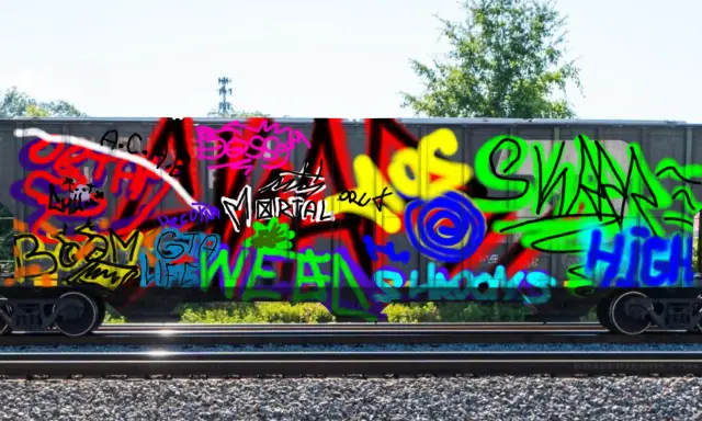 Graffiti artwork by Cmudikk
