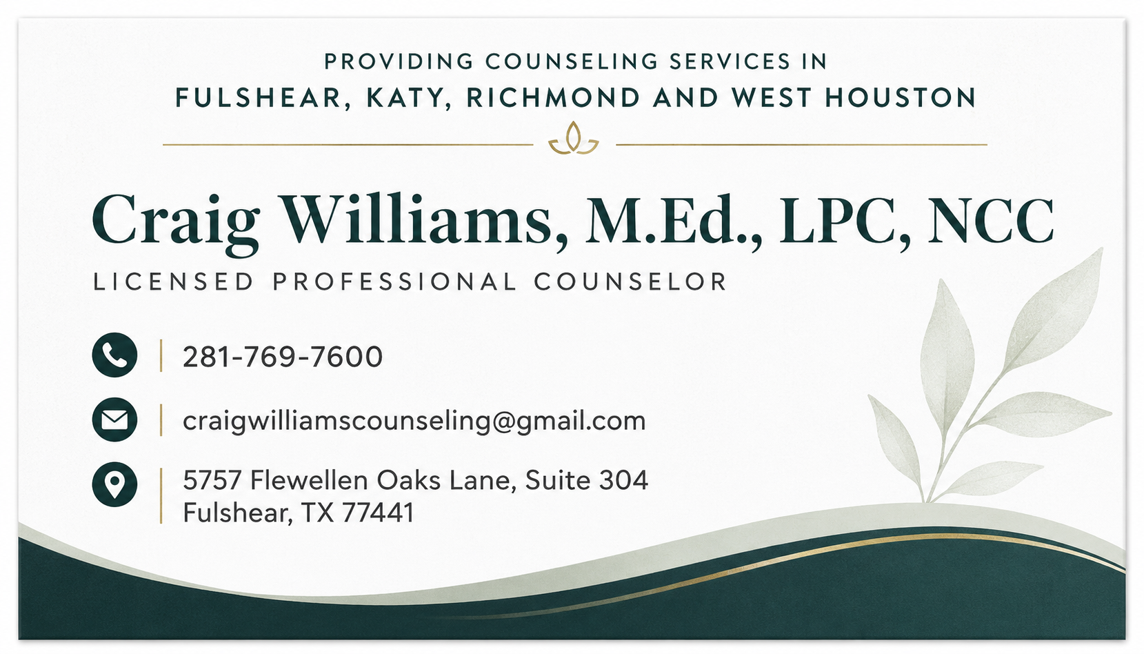 Craig Williams Counseling
