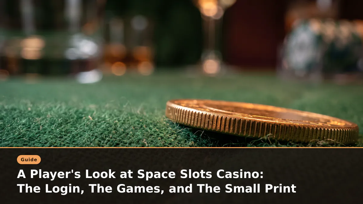 A Player's Look at Space Slots Casino: The Login, The Games, and The Small Print