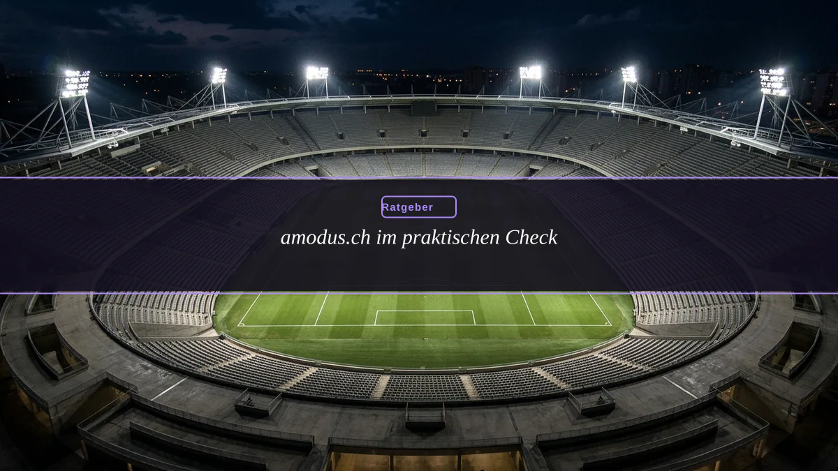 amodus.ch im praktischen Check