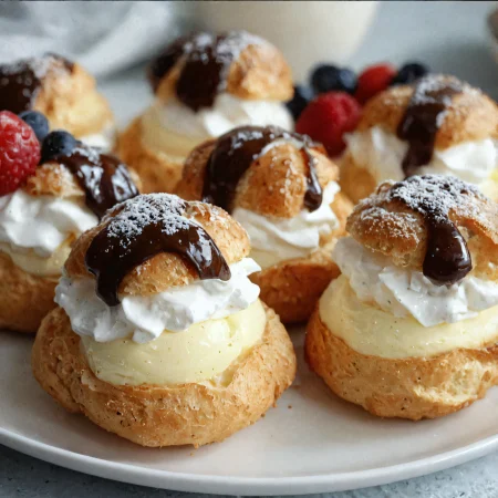 Vanilla Pudding Choux Cup Recipe