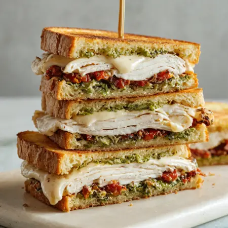 Turkey Pesto Panini Melt Recipe