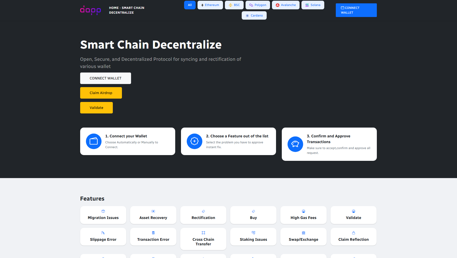 Сохранённый снимок swiftchainstoken.web.app