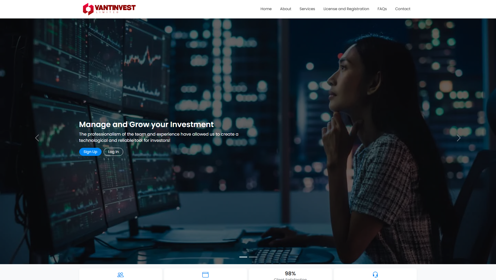 Stored capture of vantinvest.com