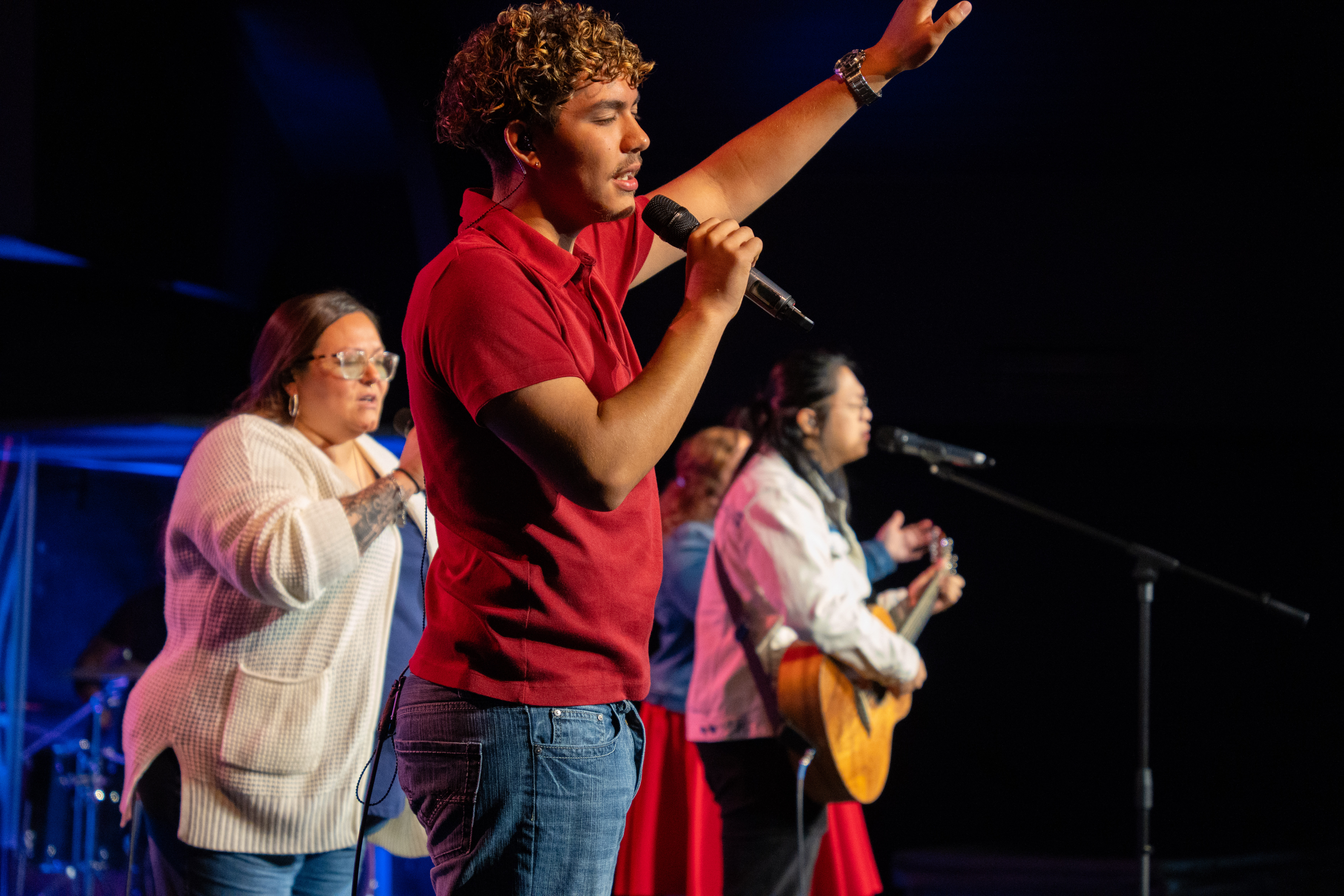 People at ministry event