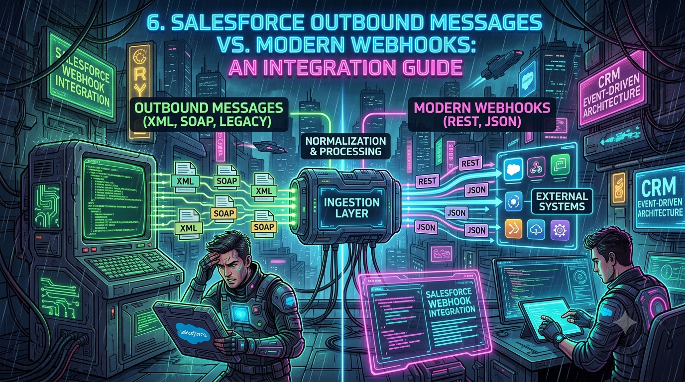 Salesforce Outbound Messages Vs Modern Webhooks An Integration Guide