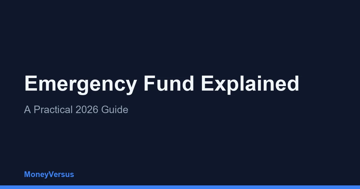 Emergency Fund Explained