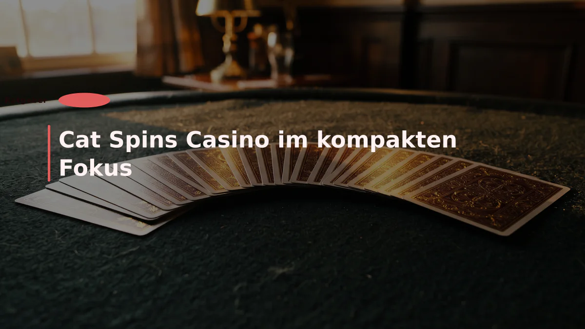 Cat Spins Casino im kompakten Fokus