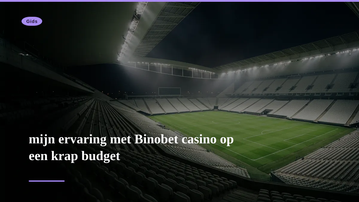 mijn ervaring met Binobet casino op een krap budget