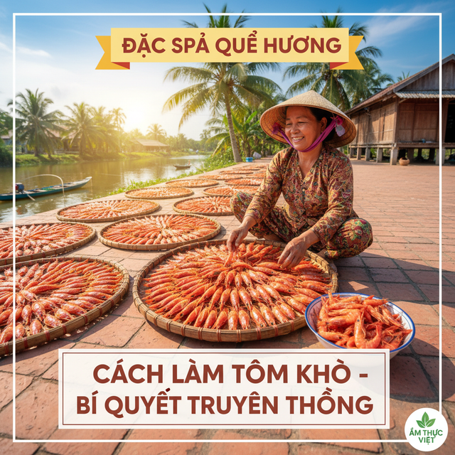 Cách làm tôm khô