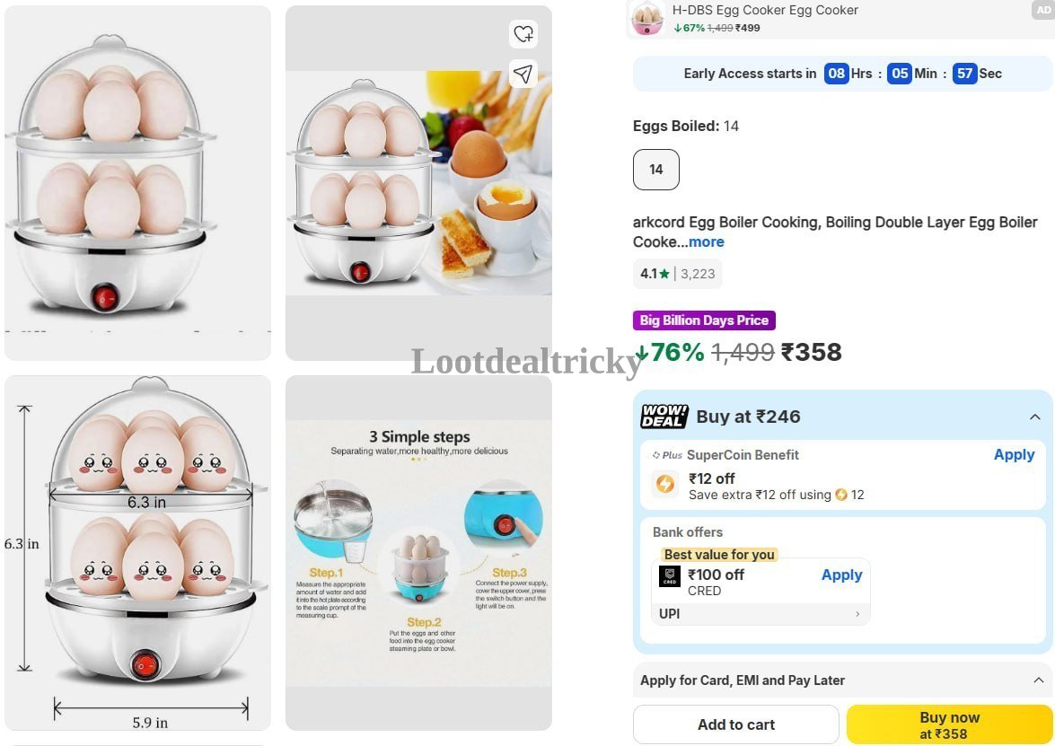 Double Layer Egg – Just ₹358 | Best Price Drop Today