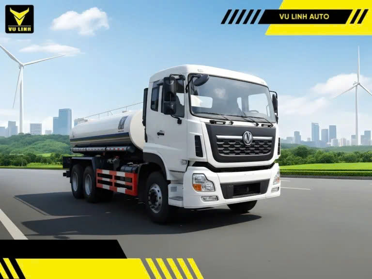 Xe phun nước rửa đường Dongfeng 6x4