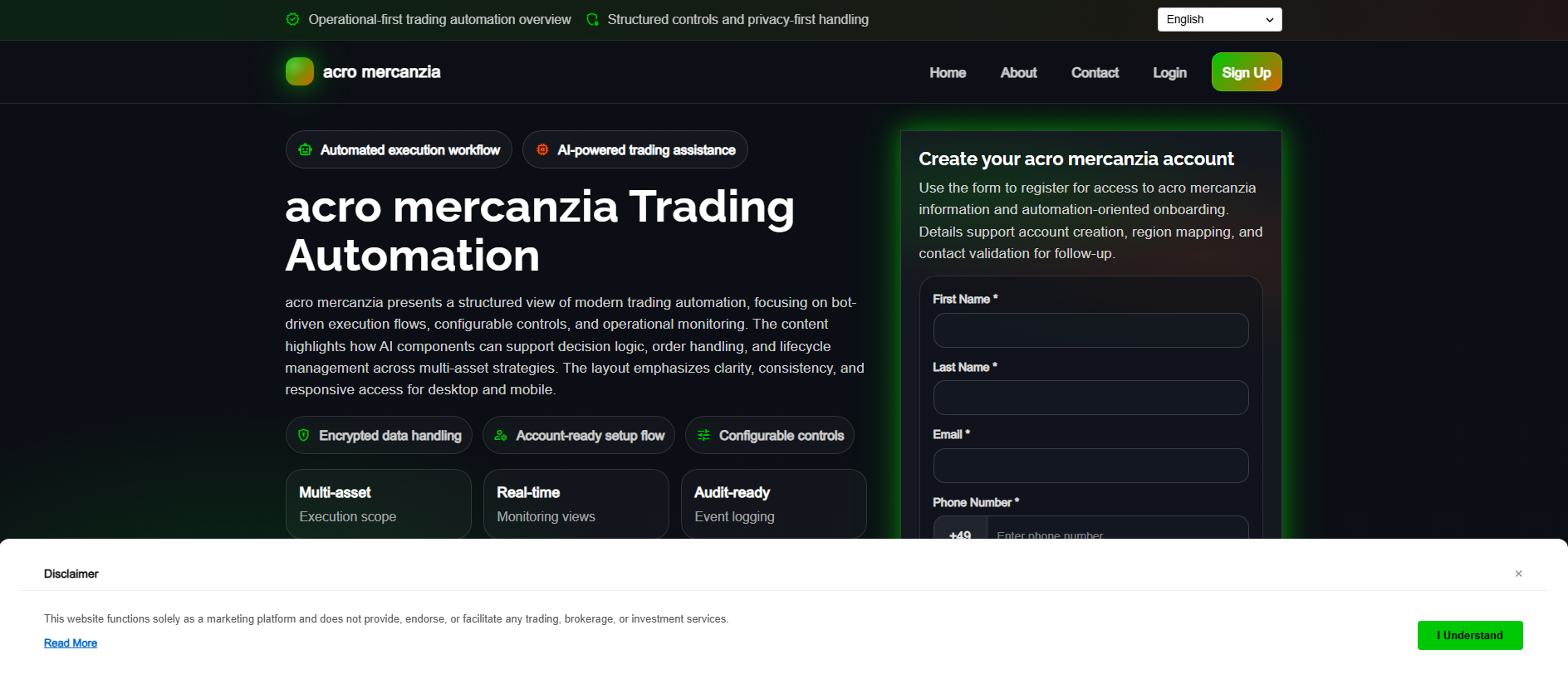 Stored capture of acromercanzia.click