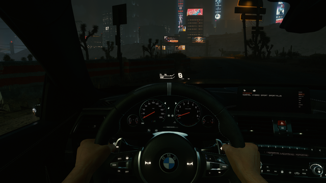 bmw-headlights-on