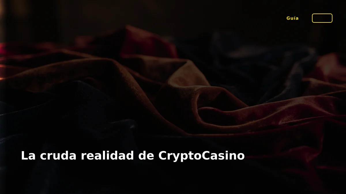 La cruda realidad de CryptoCasino