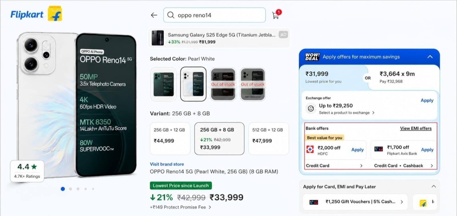 Oppo Reno14 5g – Best Deal Get 70% OFF Today