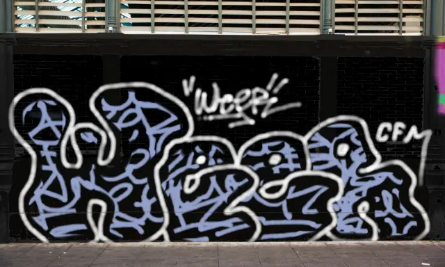 Graffiti artwork by DECAY