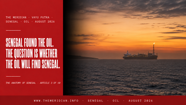 Senegal Oil Sangomar FPSO Atlantic Resource Curse The Meridian August 2026