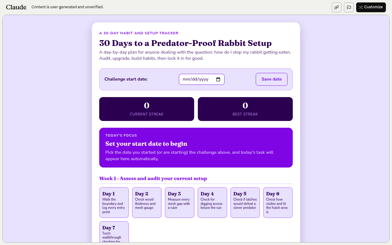 30 Days to a Predator-Proof Rabbit Setup preview
