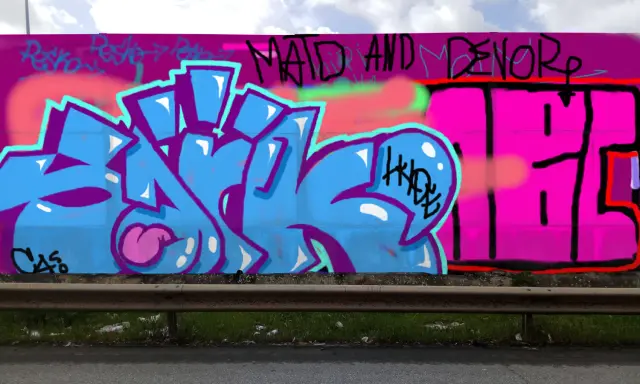 Graffiti artwork by Sark