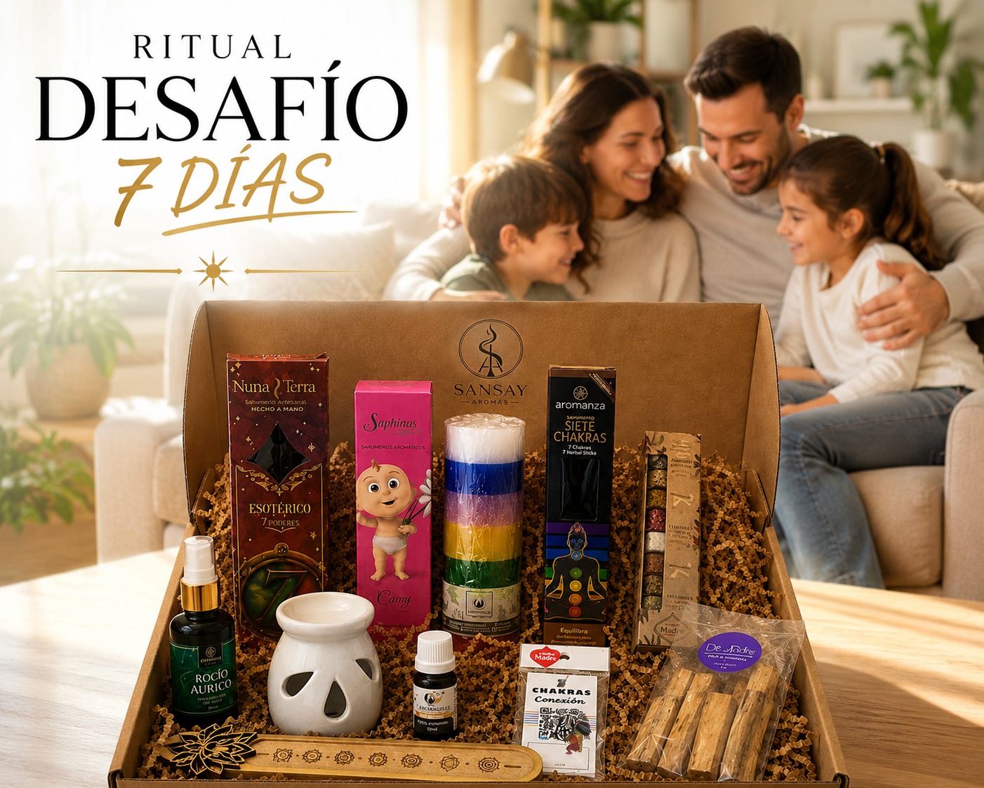 Kit Ritual Desaf&iacute;o 7 D&iacute;as Sansay Aromas