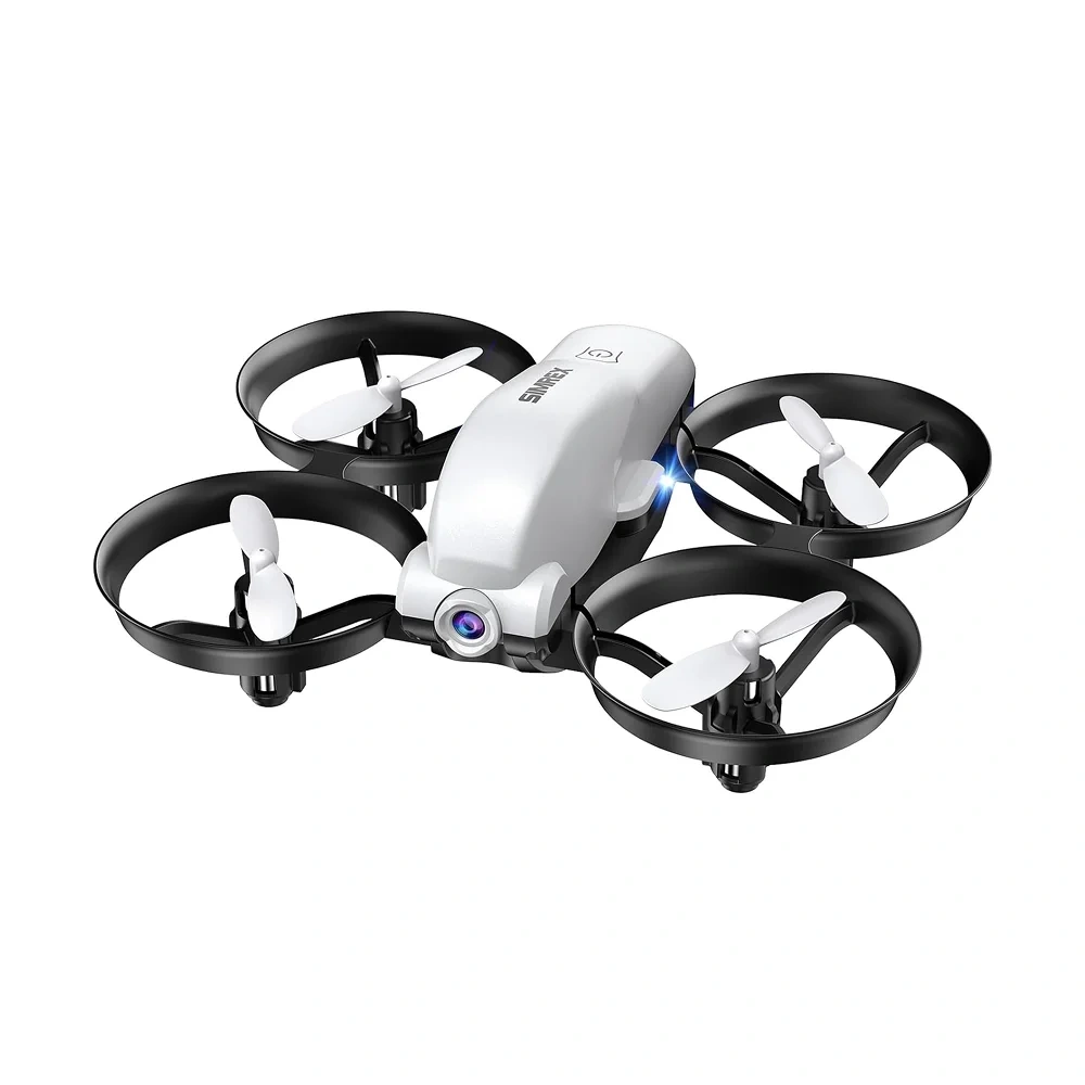 Compact toy camera drone with propeller guards