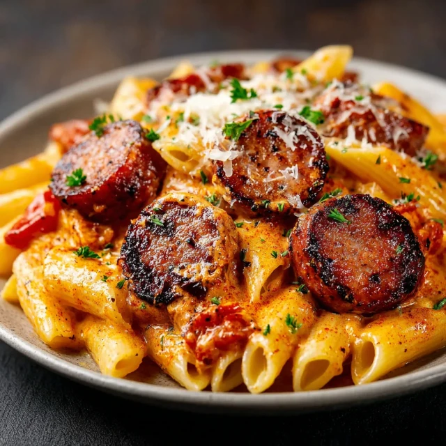 Creamy Smoked Sausage Pasta – A Rich & Flavorful Comfort Dish – Time of Recipes