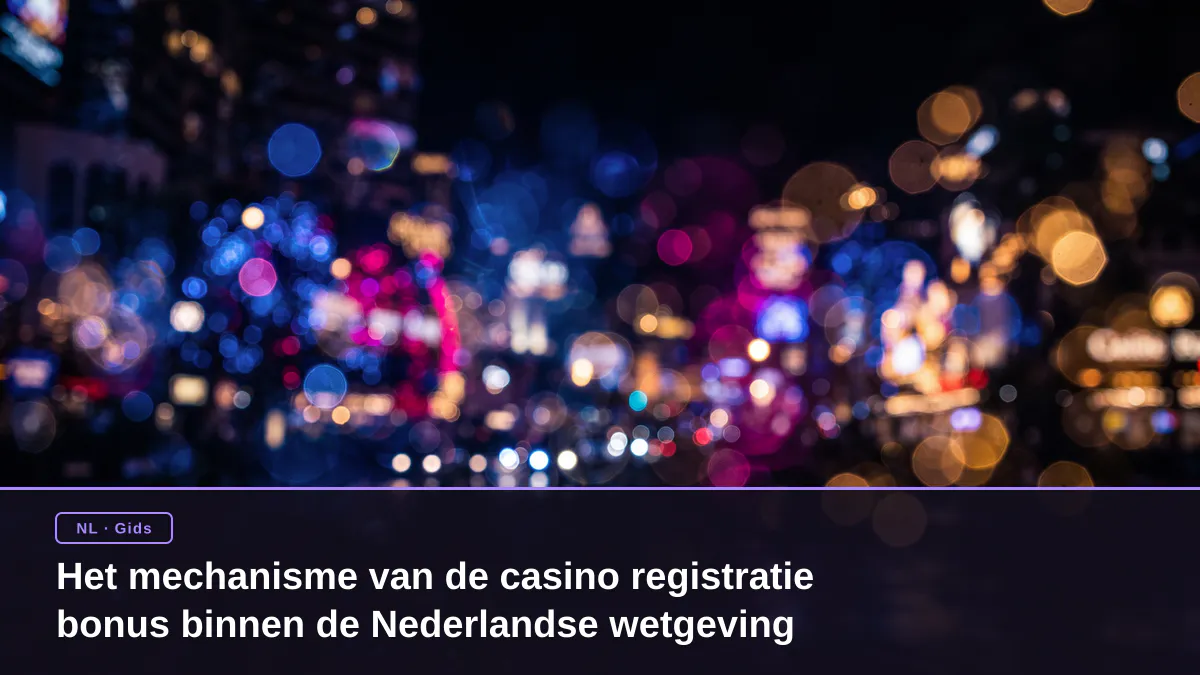 Het mechanisme van de casino registratie bonus binnen de Nederlandse wetgeving