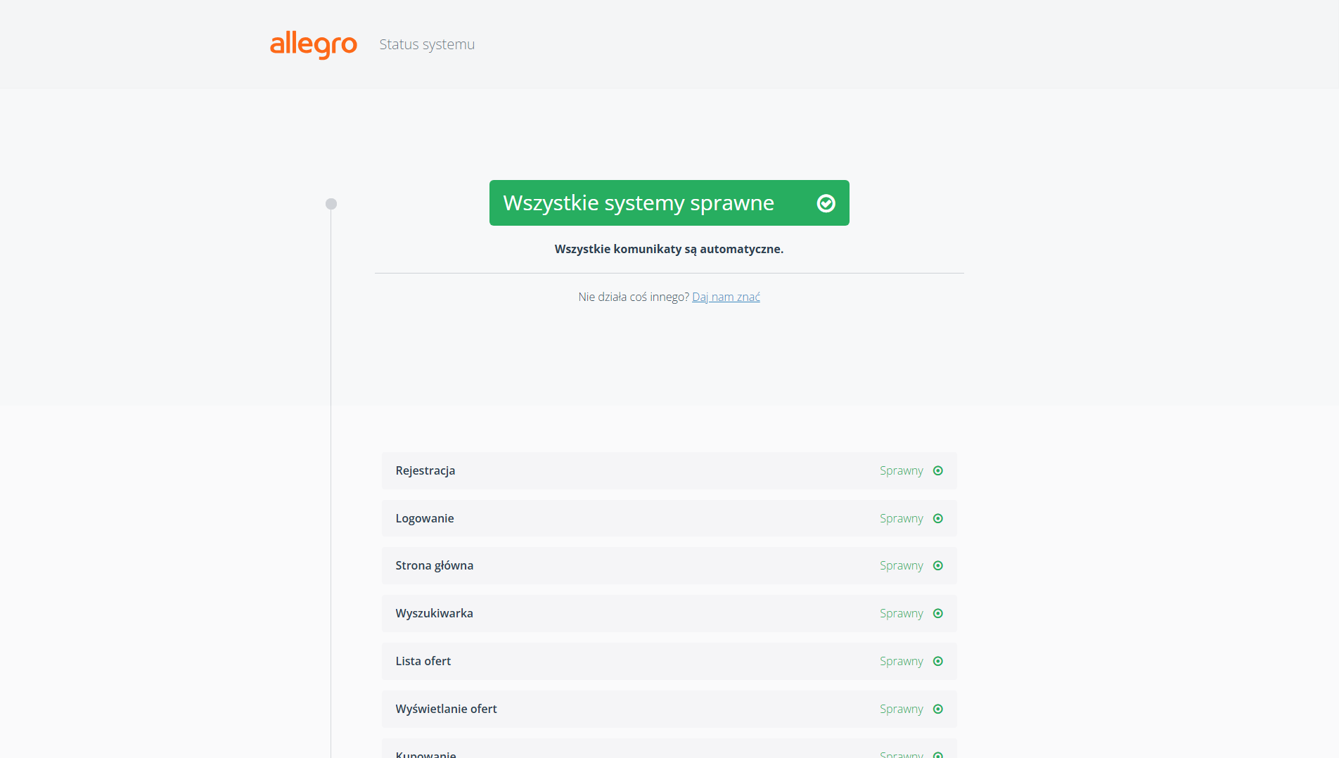 Stored capture of allegrostatus.pl