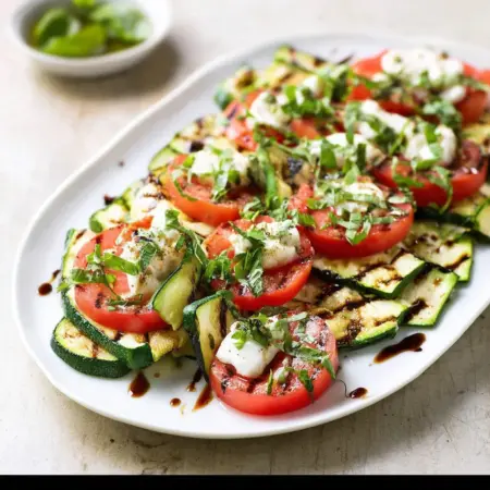 Grilled Zucchini Caprese Salad: A Delicious Twist Awaits