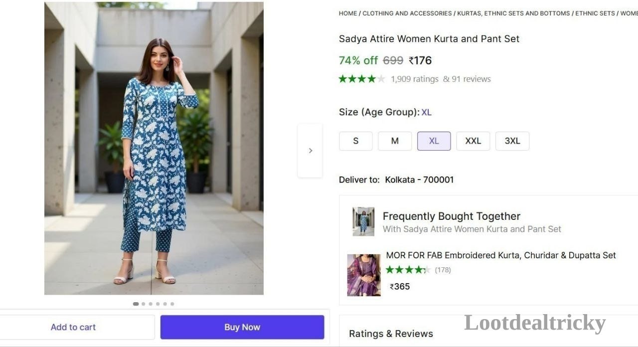 Women Kurta And – Just ₹176 | Loot Ka Maal Women Kurta And – Just ₹176 | Loot Ka Maal