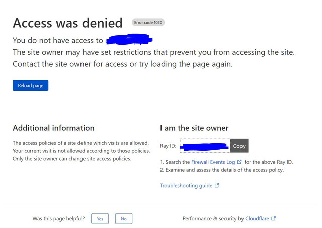 error