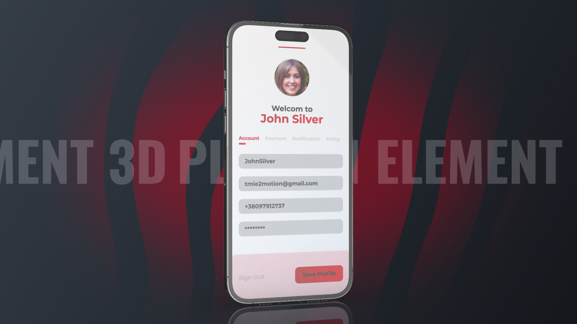 Animated Phone Mockup for App Promo Animated Phone Mockup for App Promo