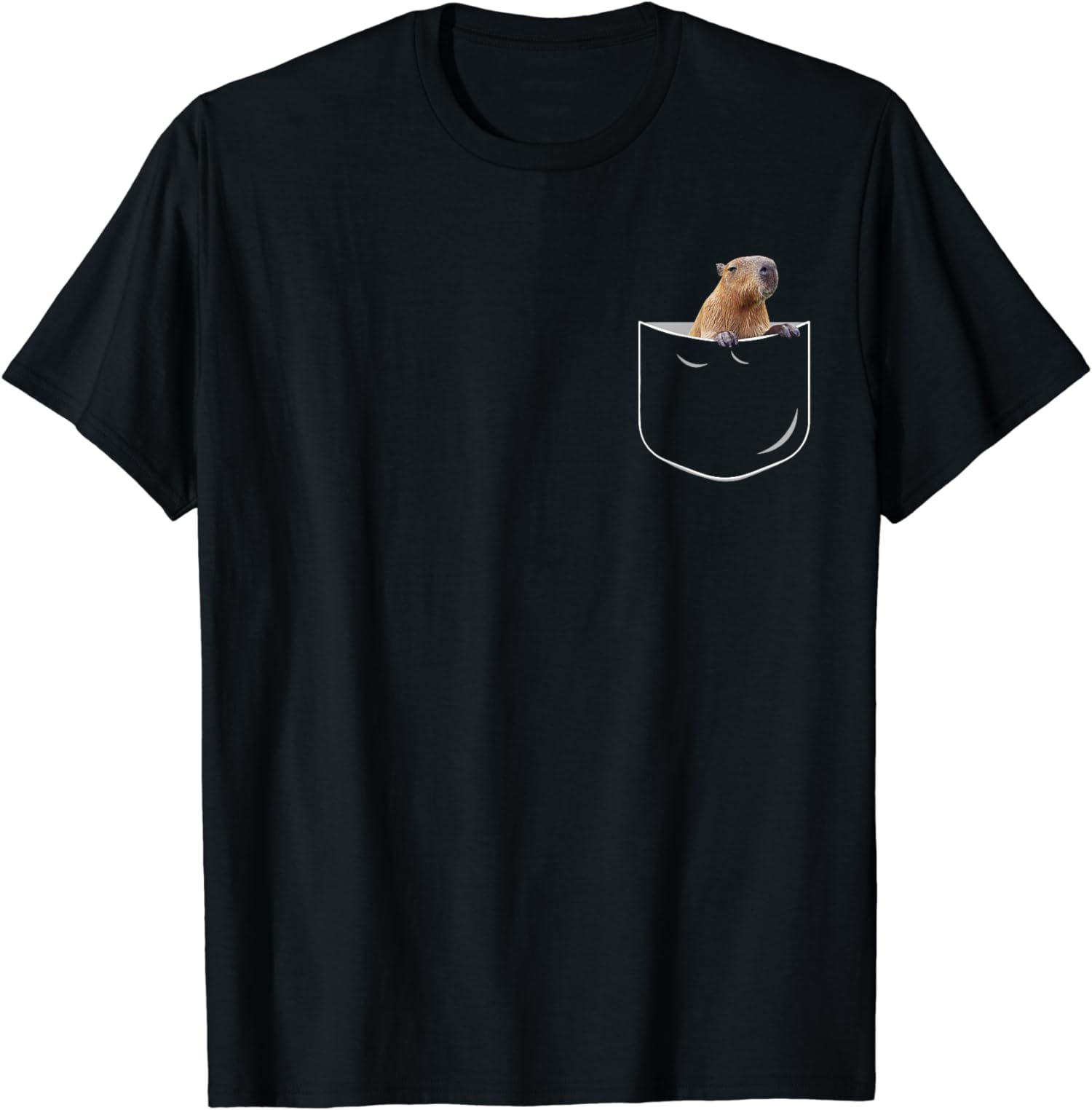 Pocket Capybara Funny Animal Capybara Lover Gift Unisex T-Shirt