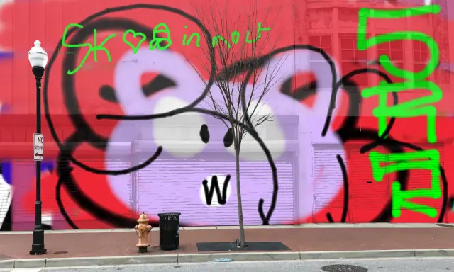 Graffiti artwork by SRAK