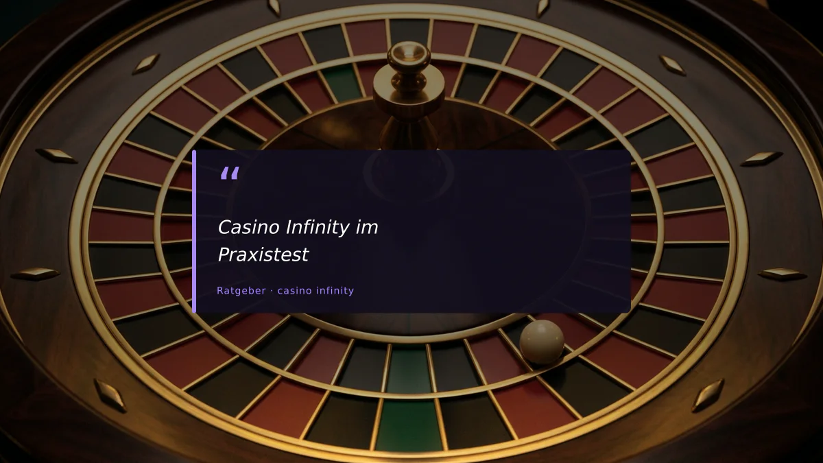 Casino Infinity im Praxistest