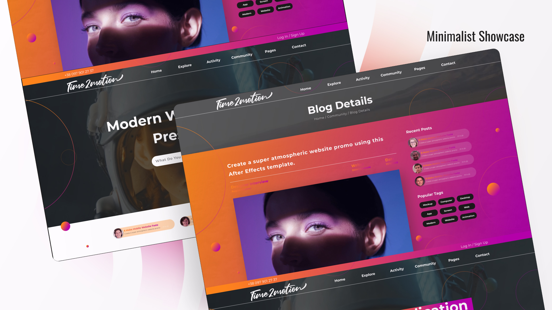 Website Screen Promo