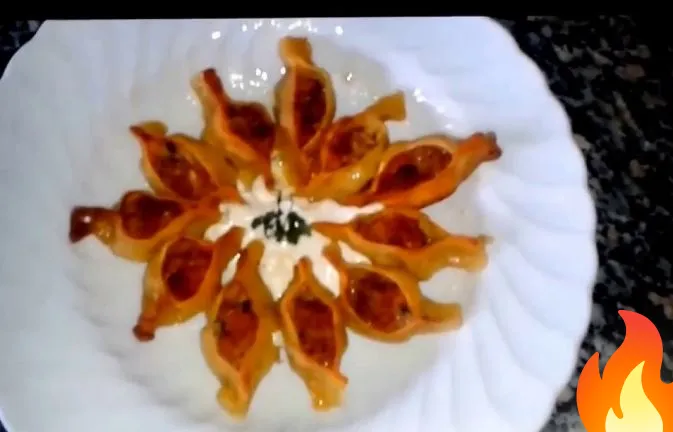 Постер Армянские манты с мясом (в духовке)