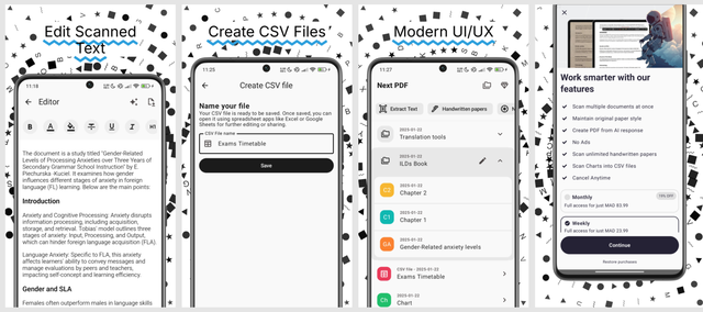 Handwritten Notes/Documents OCR Scanner & PDF Creator/Editor - 5