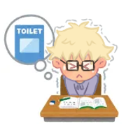 toilet sticker