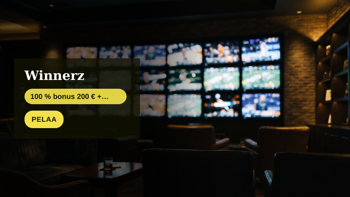 Winnerz kasino — tervetuliaisbonus 100 % bonus 200 € + 350 FS