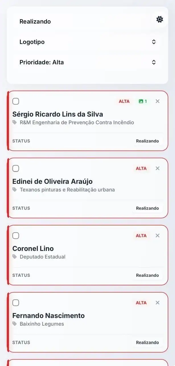 Lista de Produção