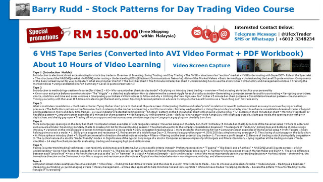 Barry Rudd Stock Patterns for Day Trading Video Course